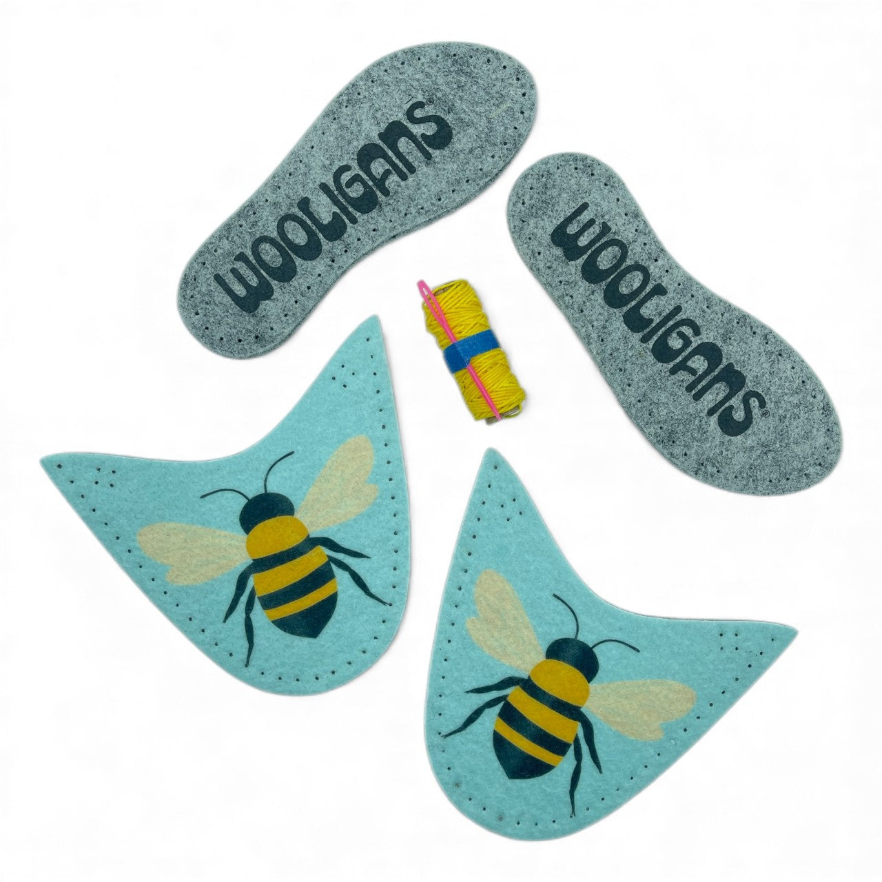 WOOLIGANS KIDS “BUSY BEE” SLIPPER KIT
