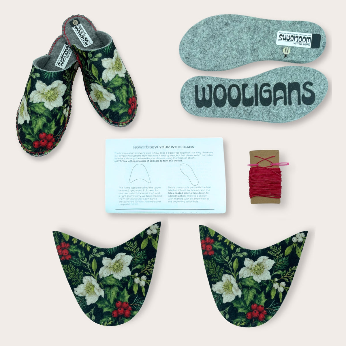 Very Merry | DIY Slipper Kit