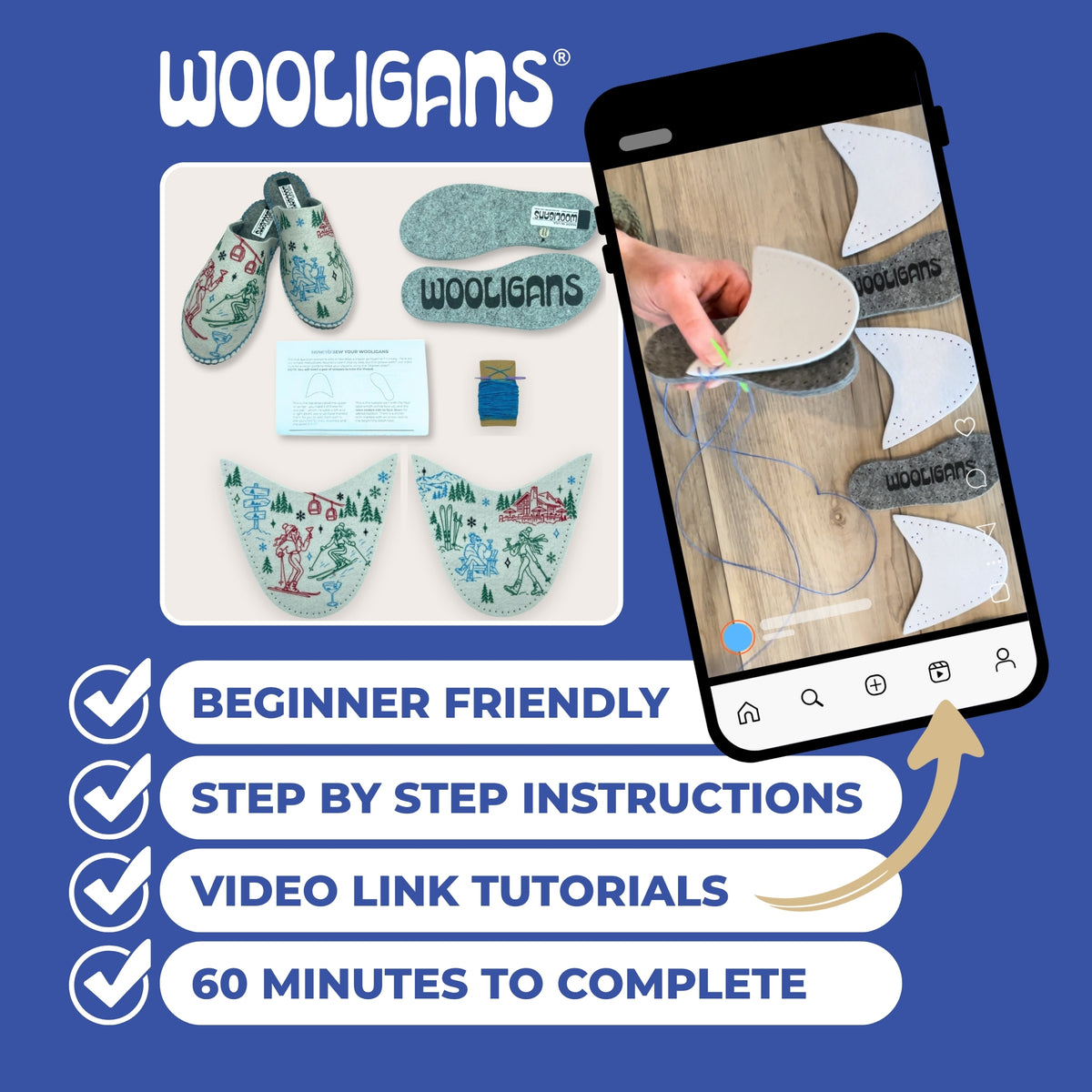 Après Ski | DIY Slipper Kit