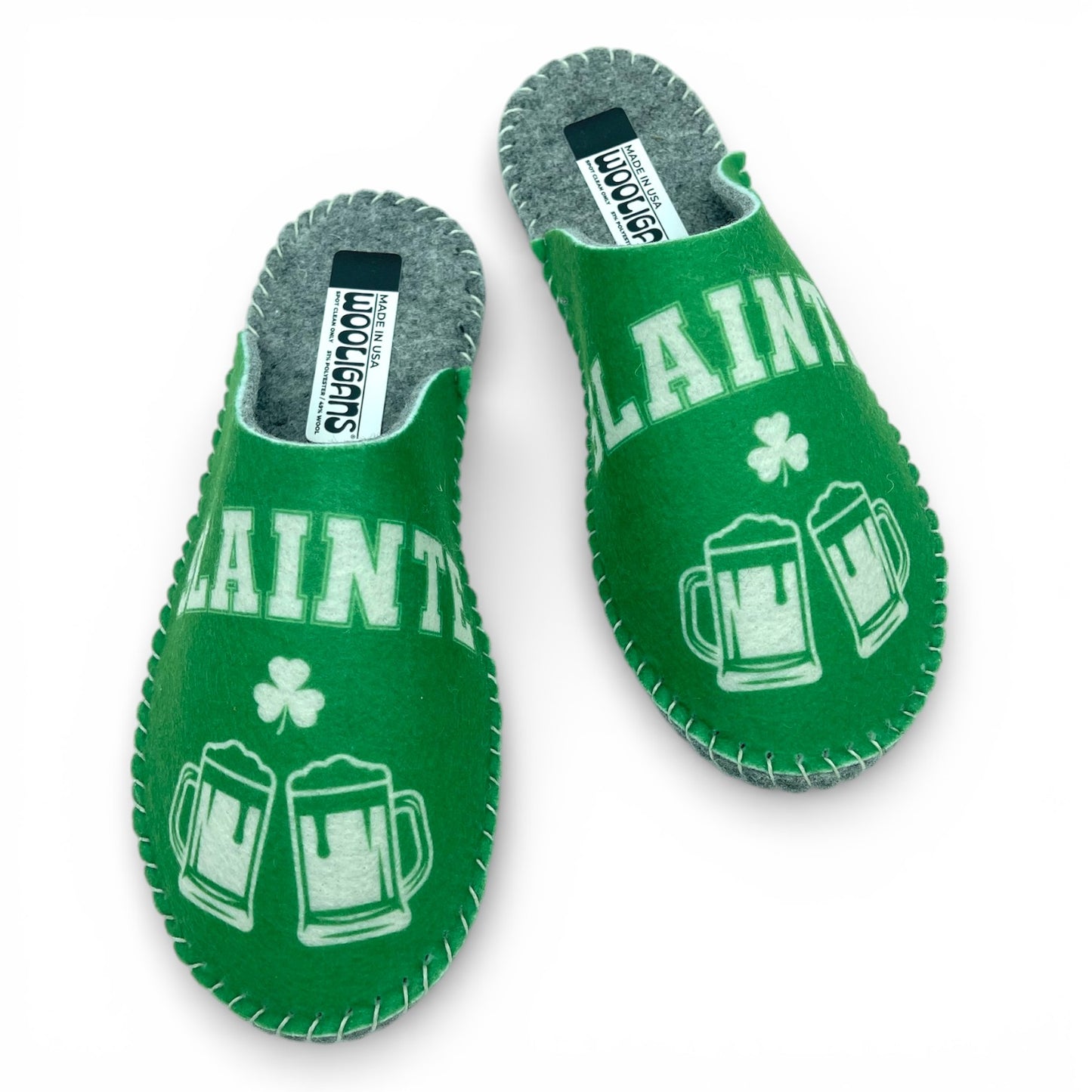 SLAINTE – WOOLIGANS DIY Slipper Kit | St. Patrick’s Day Craft Activity & Beginner Sewing Gift