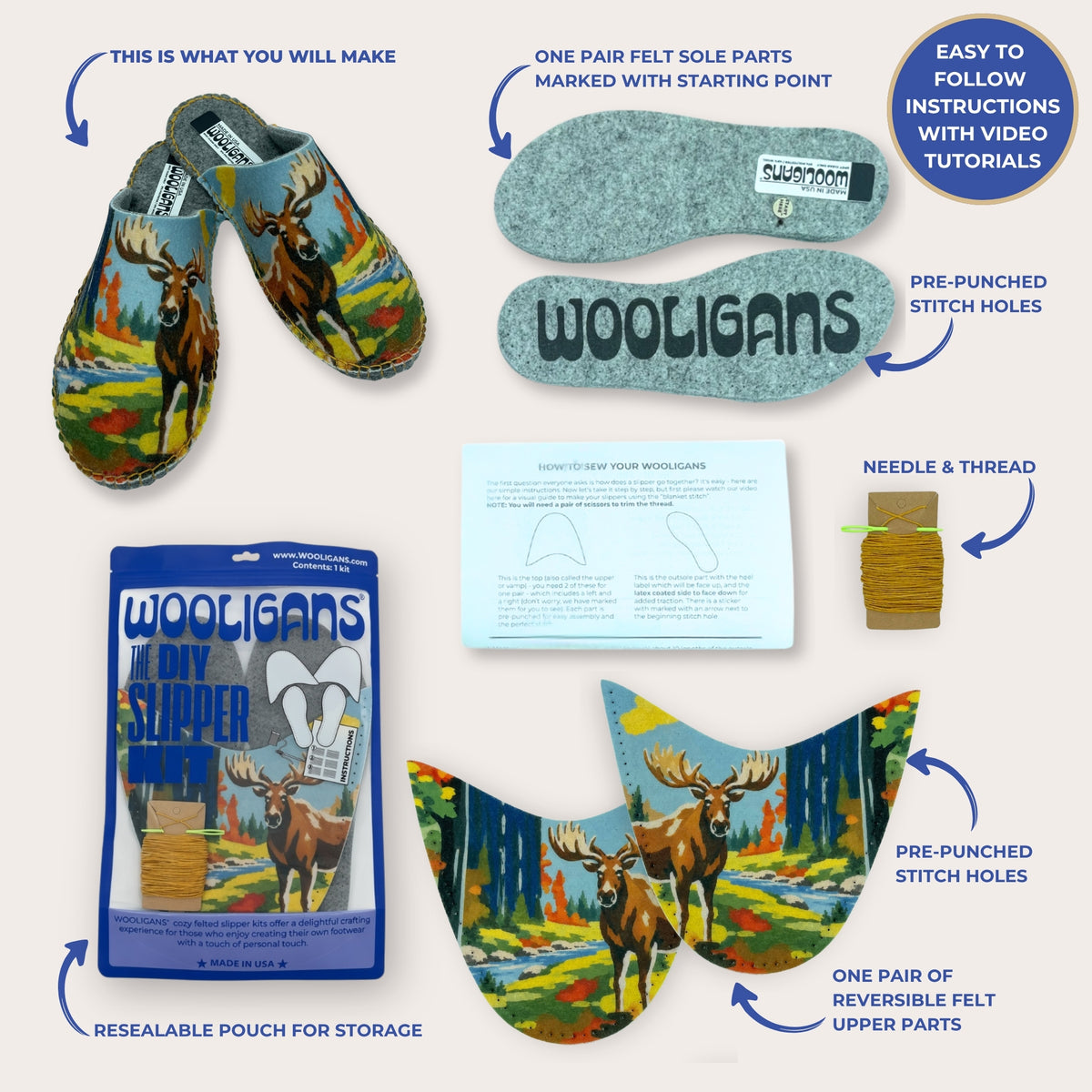 The Field Guide Collection | DIY Slipper Kit