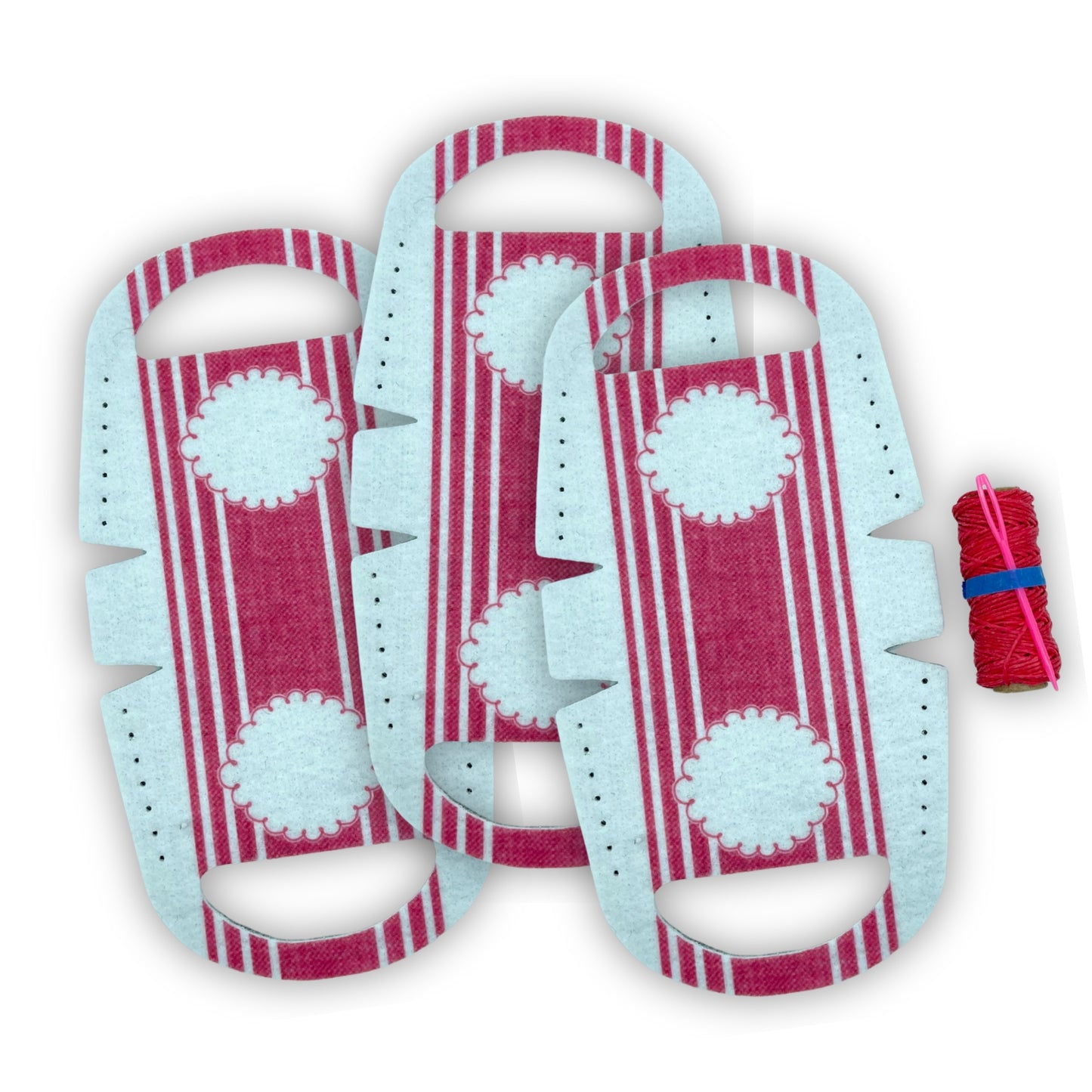 Mini Tote DIY Kit — 3-Pack (Same Print)