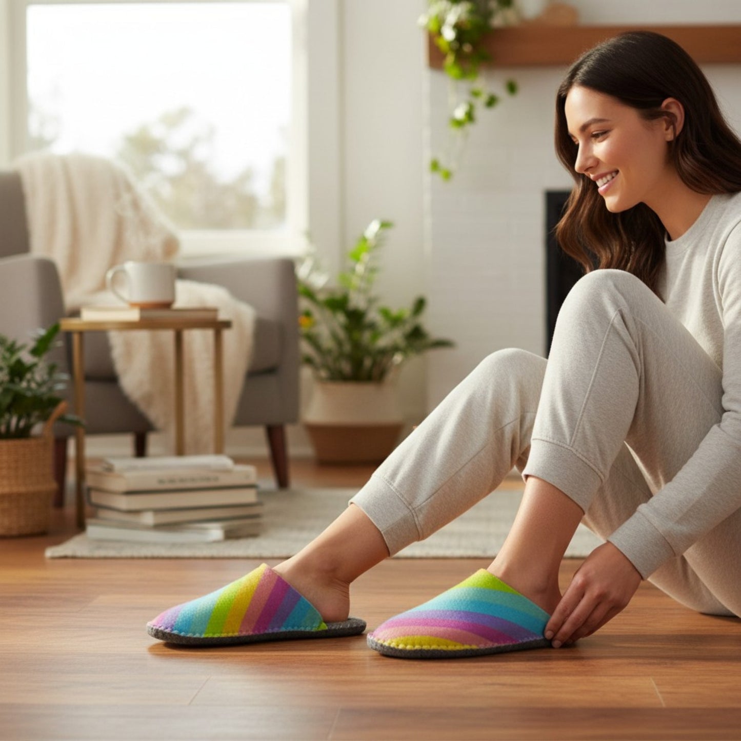 ELECTRIC SLIDE – WOOLIGANS DIY Slipper Kit | Easy Beginner Craft & Relaxing At-Home Activity Gift