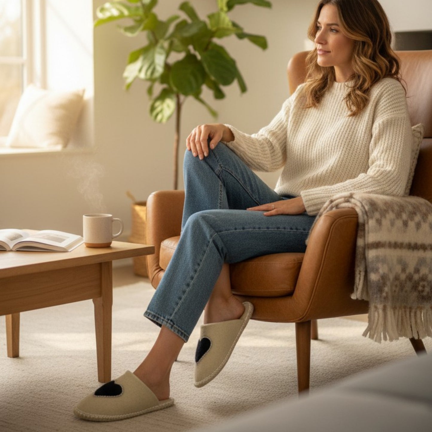 WOOLIGANS PURE™ | 100% Natural Wool DIY Slipper Kit