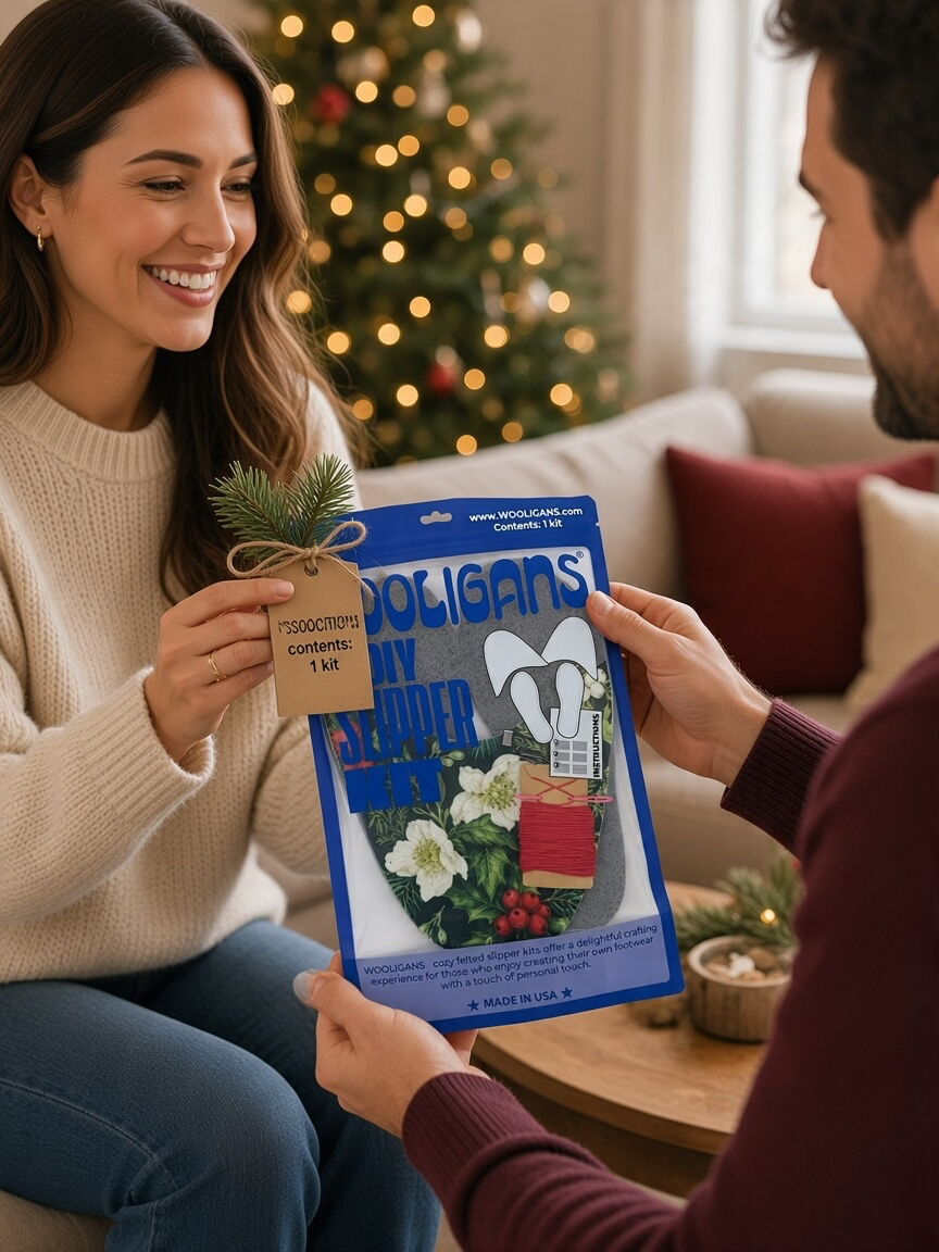 Very Merry | DIY Slipper Kit