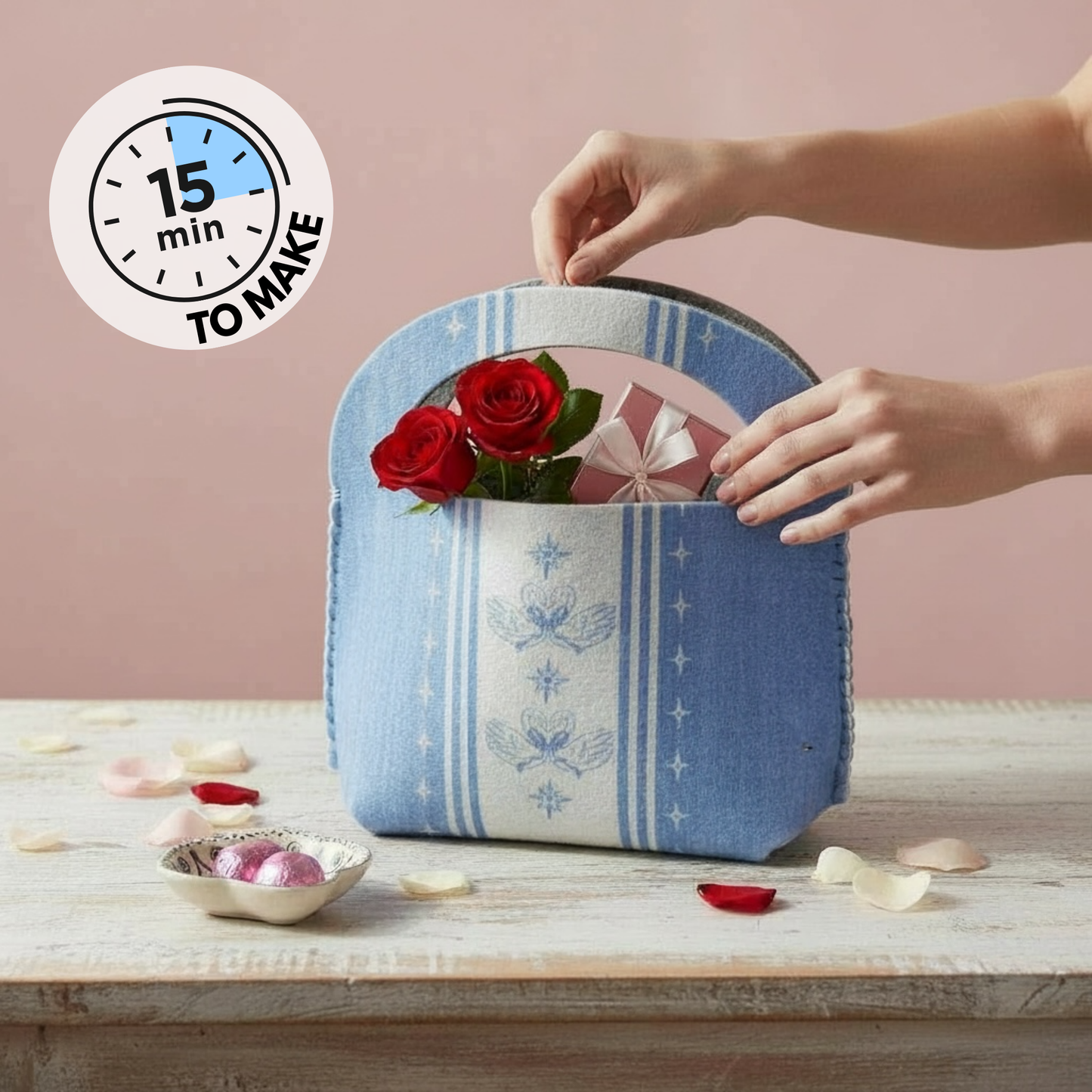 Large Felt Tote Bag DIY Kit