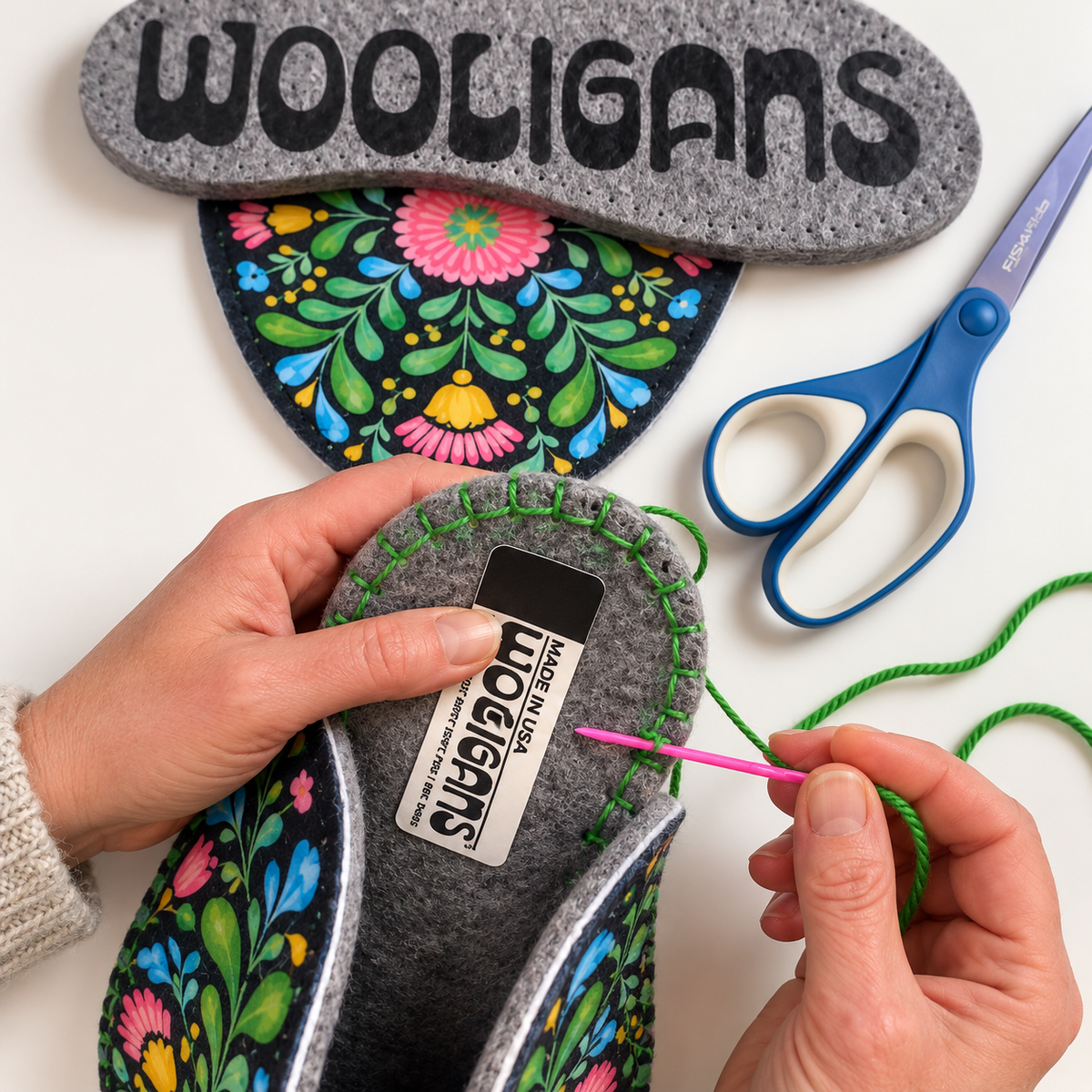 Scandi in the Dark Slipper Kit