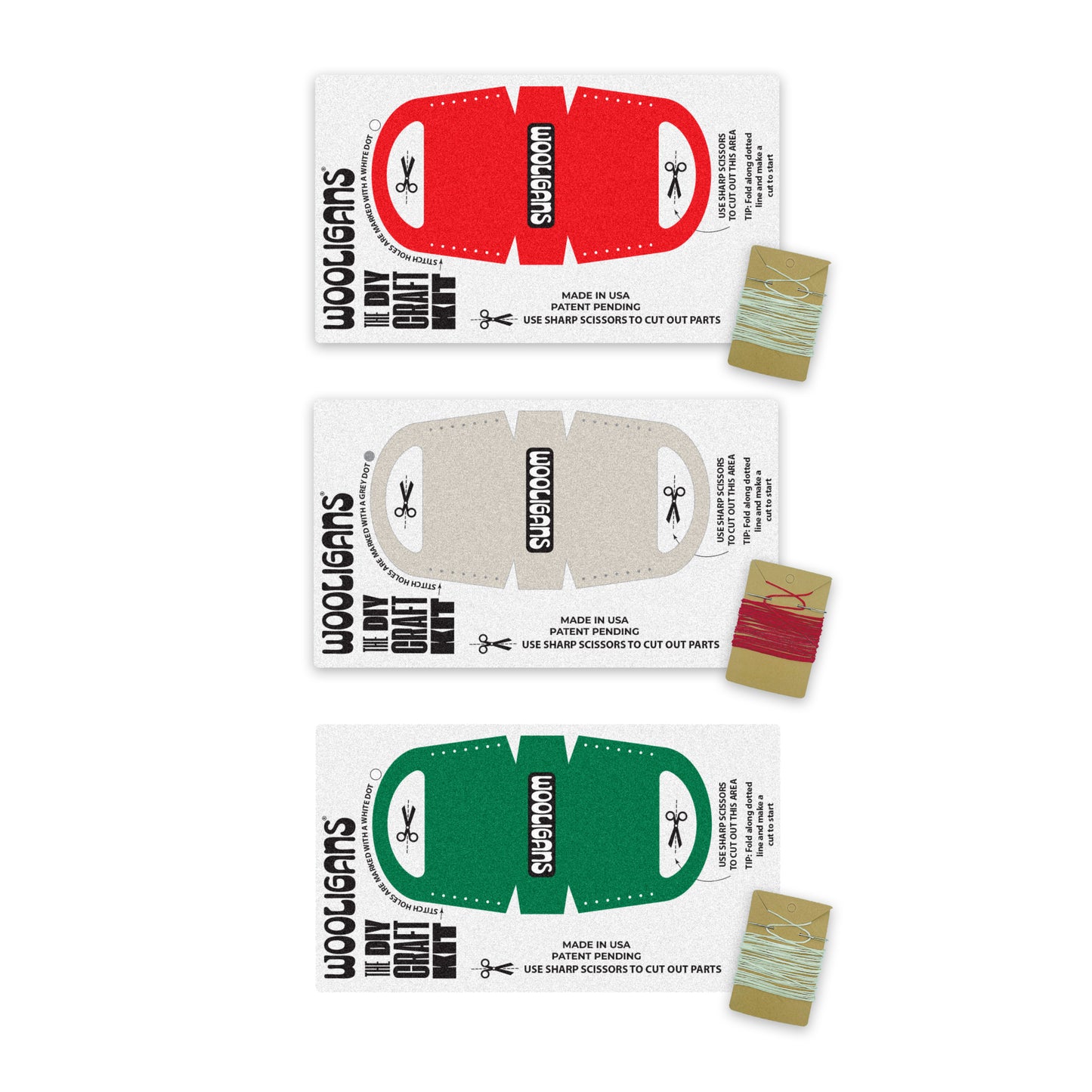 3-Pack Mini Gift Tote Cut & Sew Kit