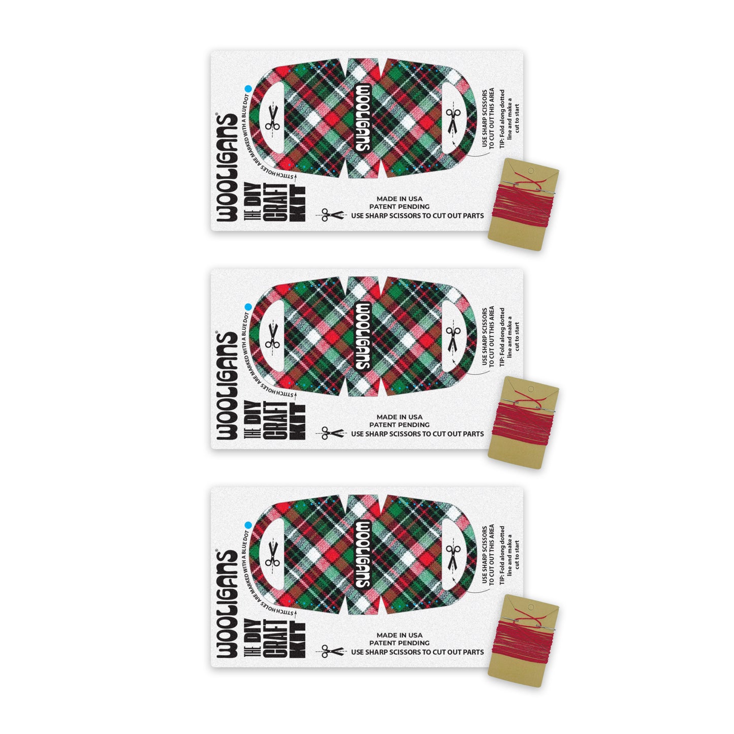 3-Pack Mini Gift Tote Cut & Sew Kit