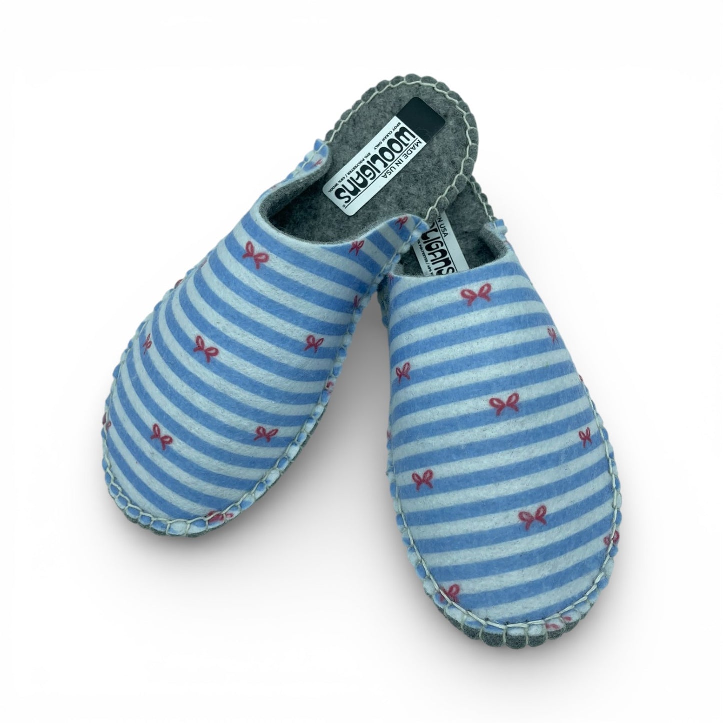 Ribbon & Row – WOOLIGANS DIY Slipper Kit | Beginner Hand-Sewing Craft Kit & Cozy Gift