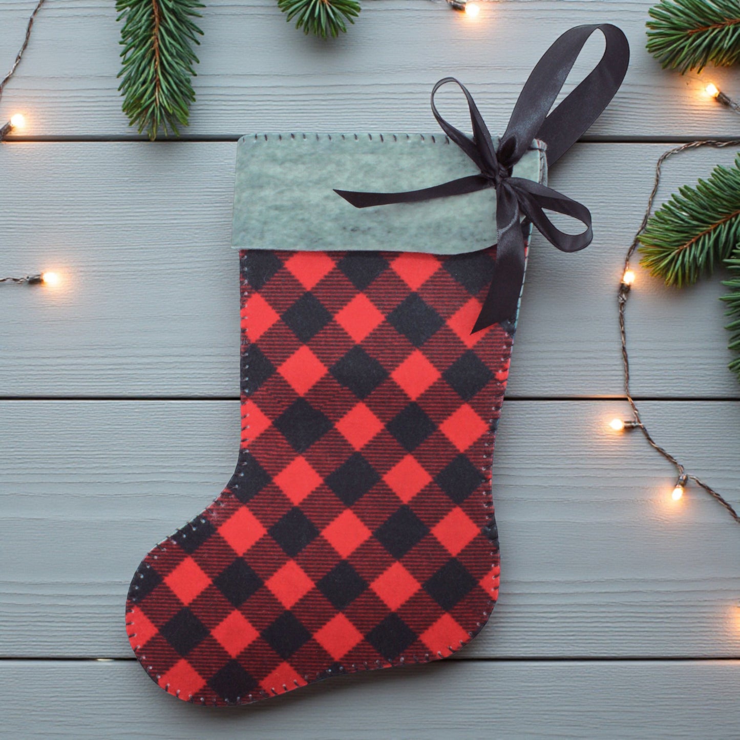 Holiday Cut & Sew Sock Kit