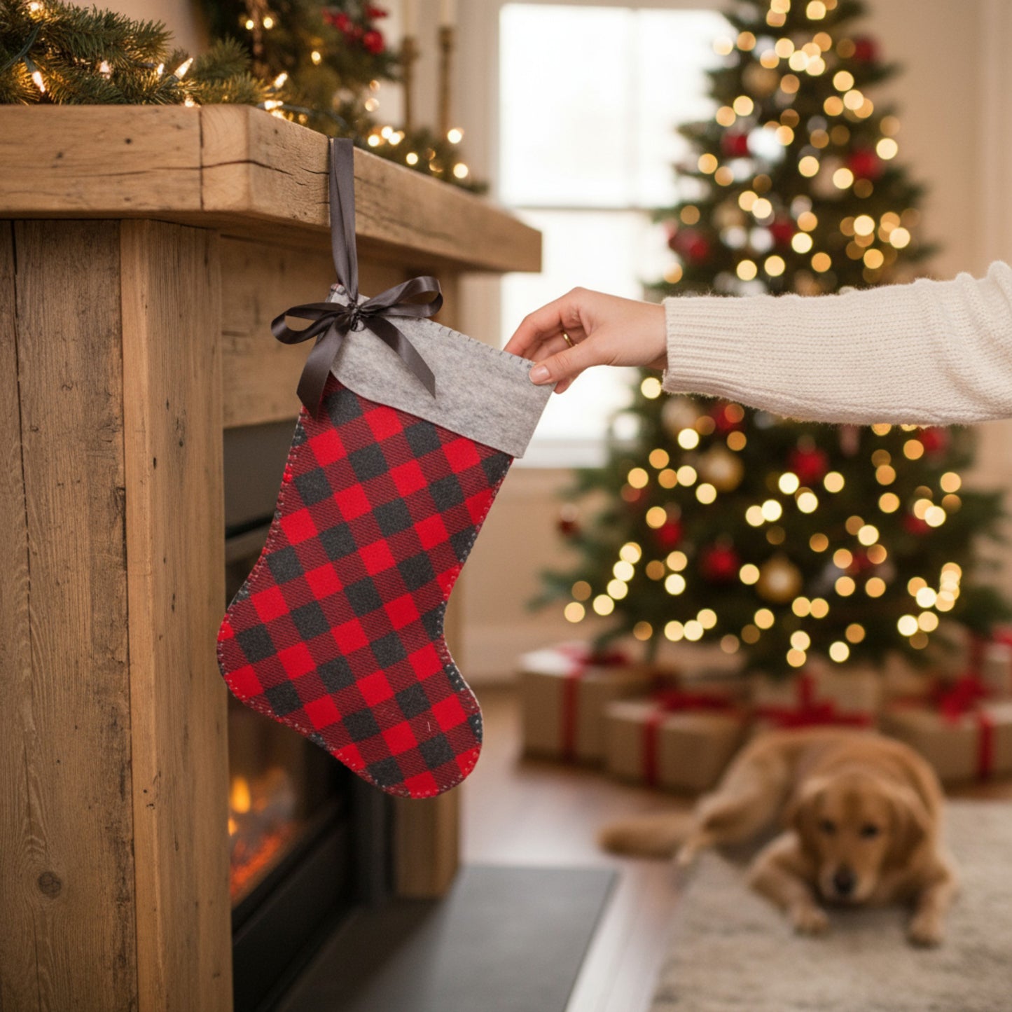 Holiday Cut & Sew Sock Kit