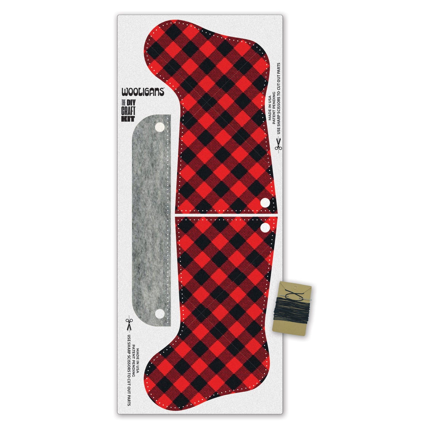 Holiday Cut & Sew Sock Kit