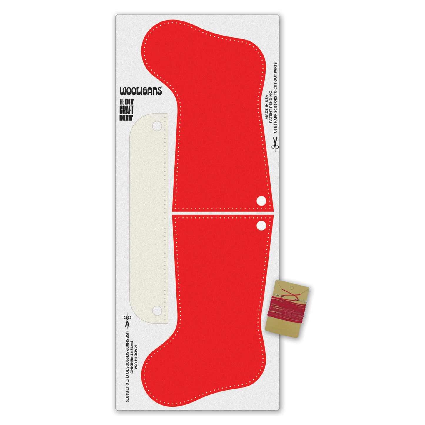 Holiday Cut & Sew Sock Kit