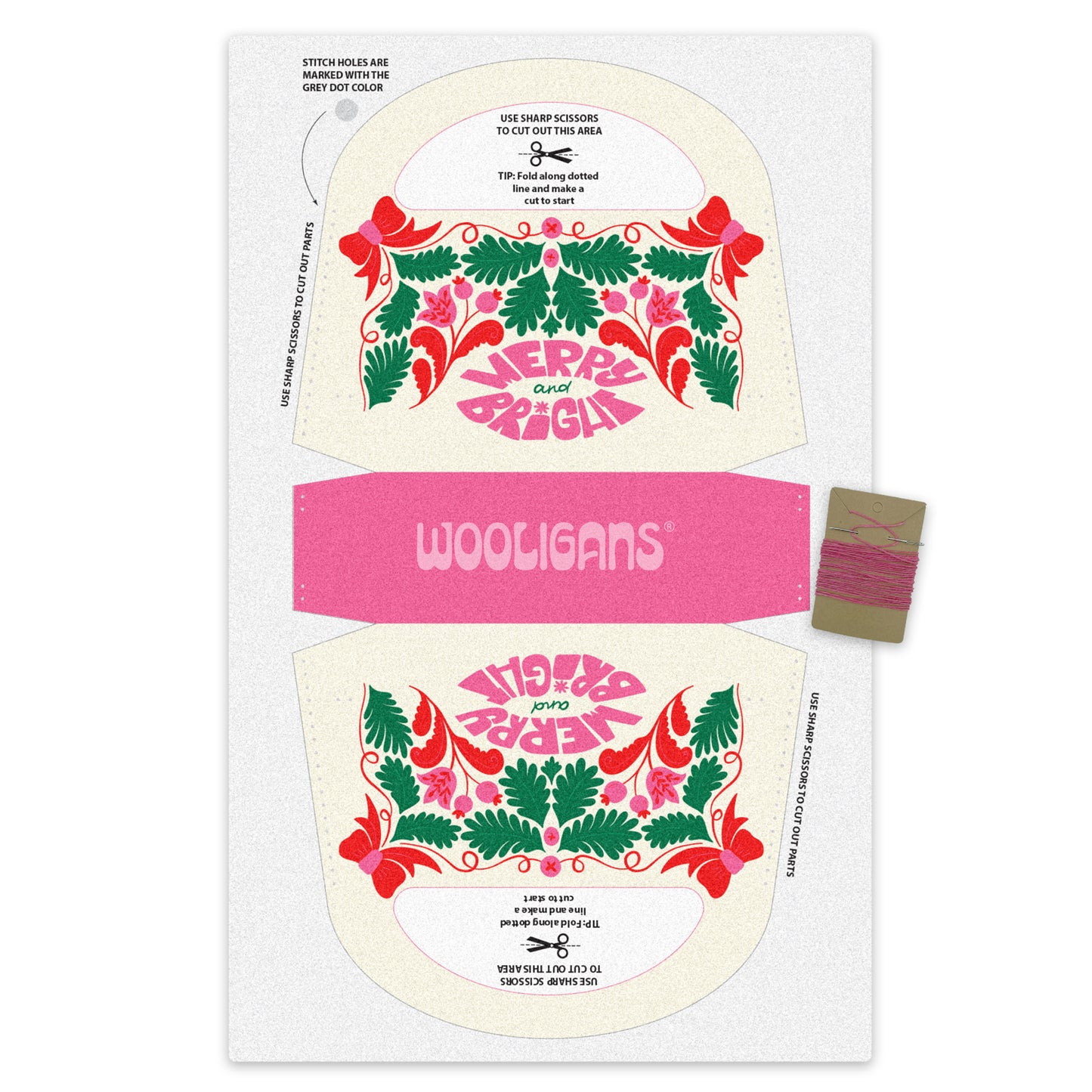 Cut & Sew Gift Tote Bag Kit