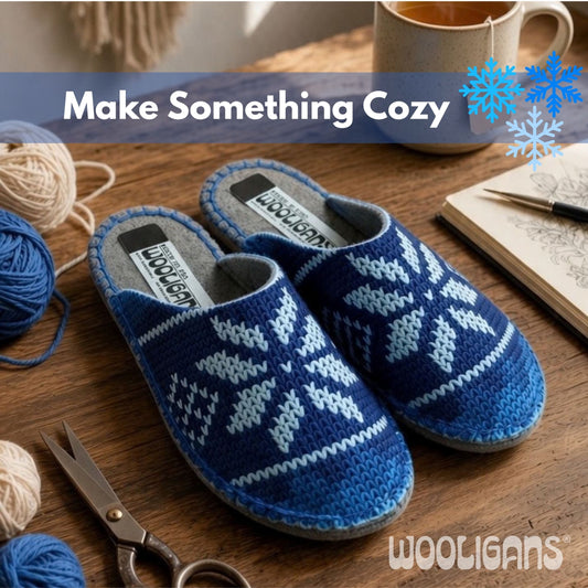 Blue Snowflake Slipper Kit