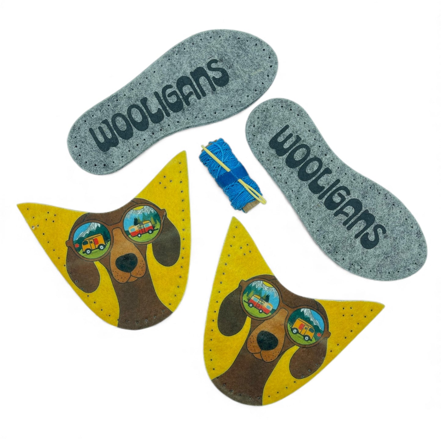 WOOLIGANS KIDS “HAPPY CAMPER” SLIPPER KIT