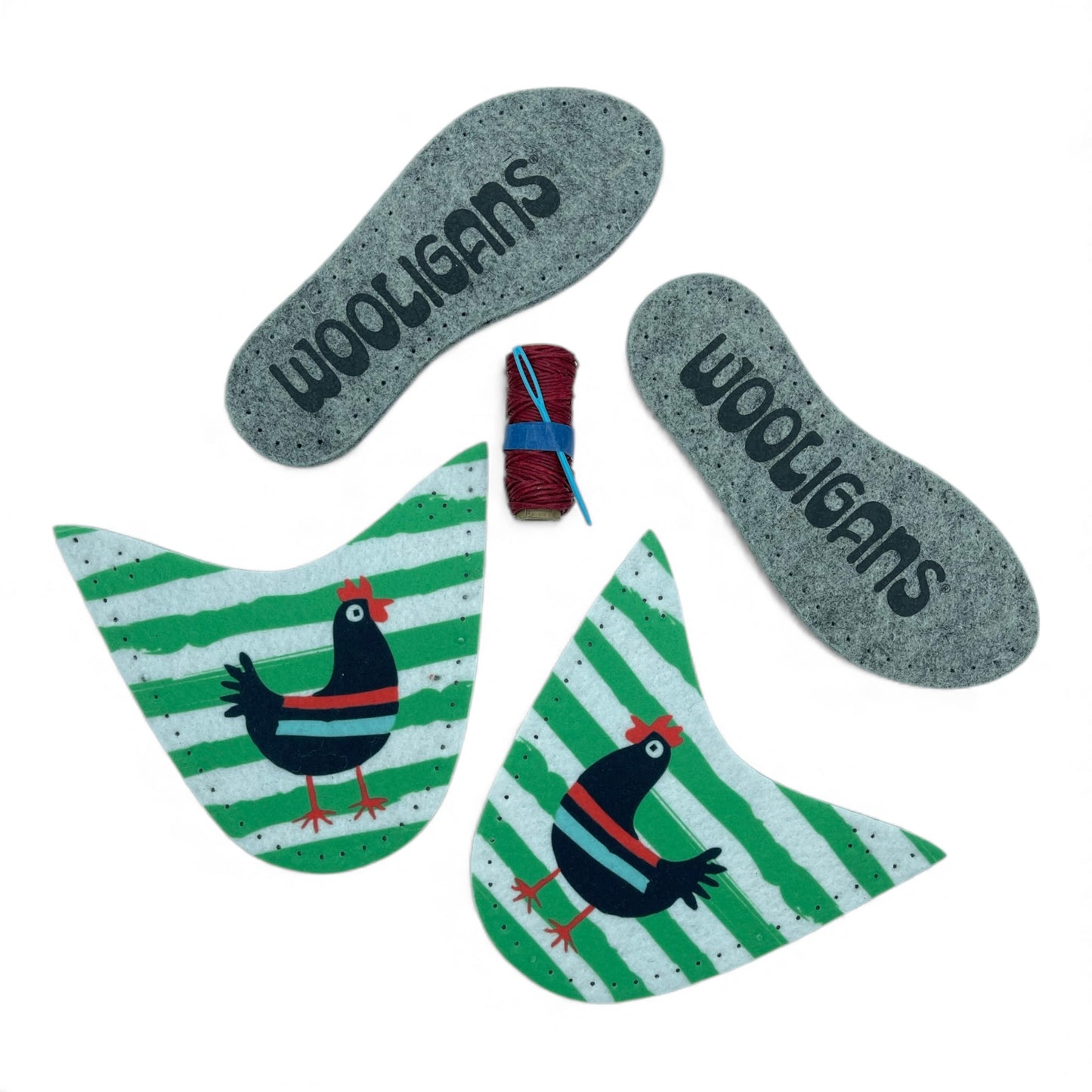 WOOLIGANS KIDS “CLUCKIN' CUTE” SLIPPER KIT