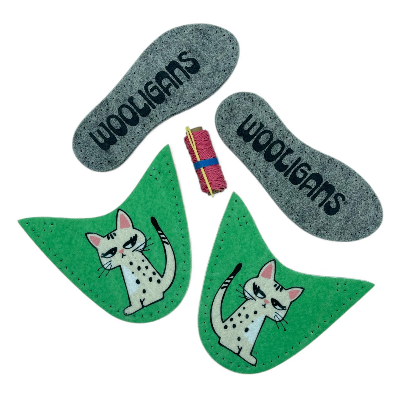 WOOLIGANS KIDS “SASSY CAT” SLIPPER KIT