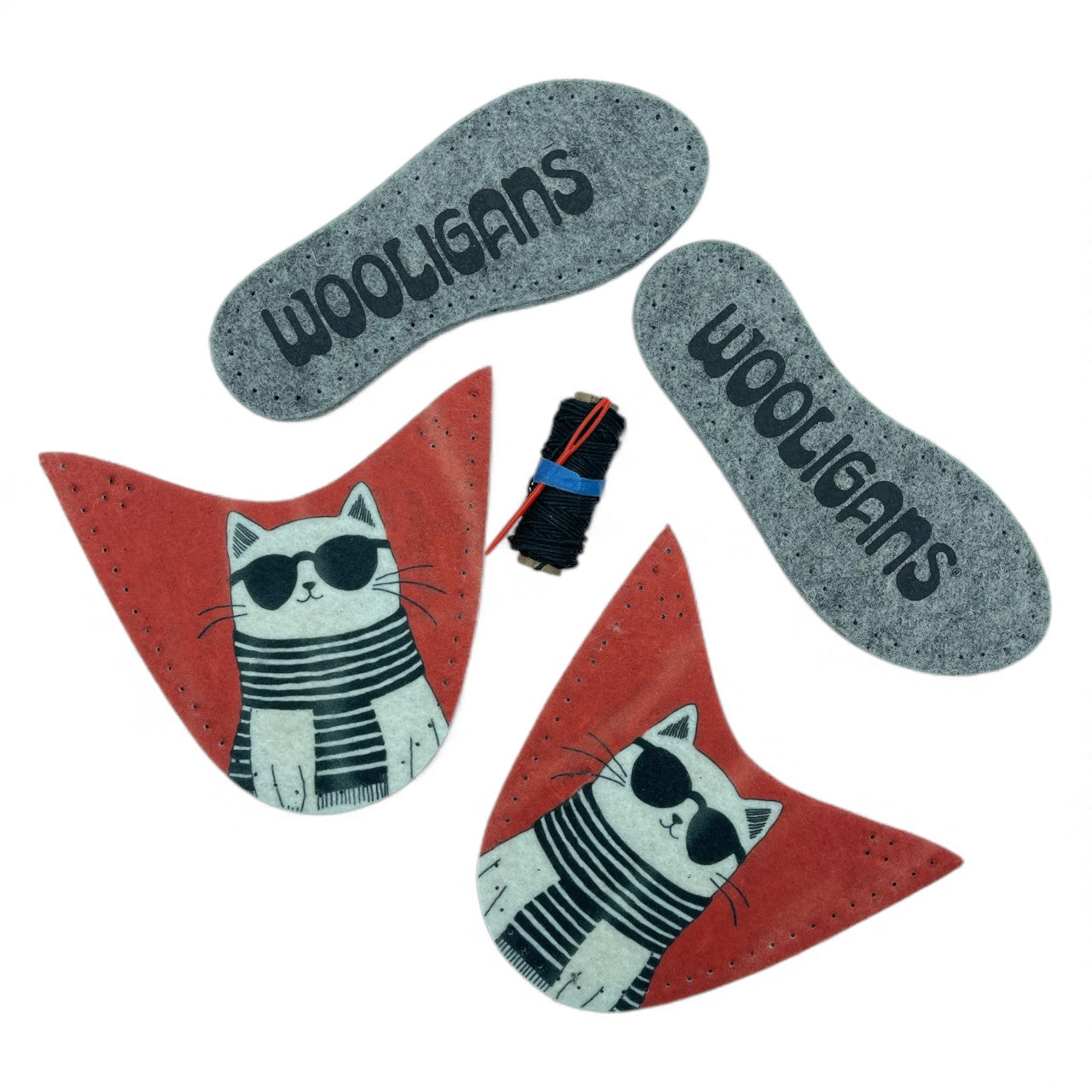 WOOLIGANS KIDS “COOL CAT” SLIPPER KIT